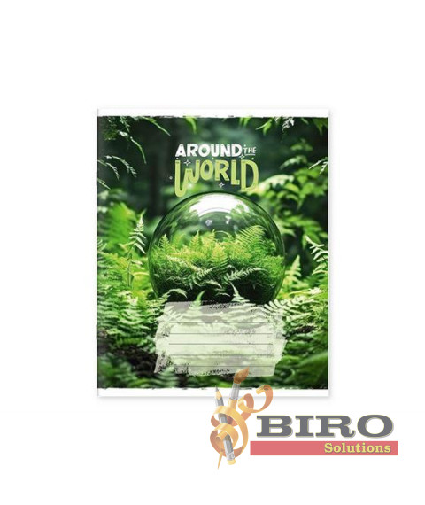 Caiete 96 foi, linie, copertă colorată, 961019